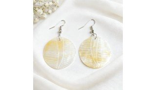Handcrafted Shell Earrings Premium Design Originally Best Quality